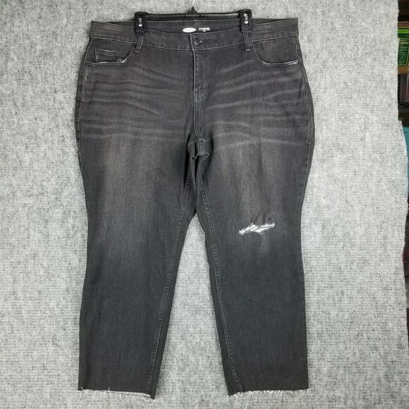 Old Navy Jeans Womens 22 Plus Power Perfect Straight Ankle High‎ Waist Stretch - Picture 1 of 12